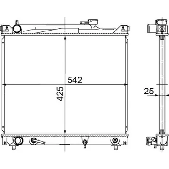 Chladič motoru Chladič, chlazení motoru MAHLE CR 754 000S