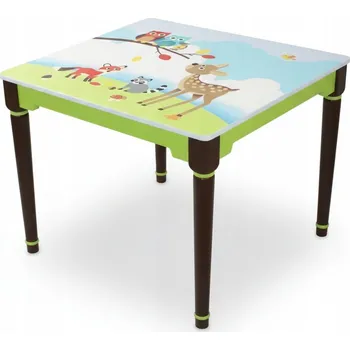 Konferenční stolek STOLEK DO DĚTSKÉHO POKOJE STOLICZEK DLA DZIECKA STÓŁ DREWNIANY 71/59/56