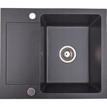 Granitový dřez Jednodřez Brenor Cordeo 59 granitový černý
