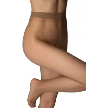 Dámské punčochy MONA Nebbia 10 DEN hladké matné punčocháče lycra béžové 3-M Safari classic