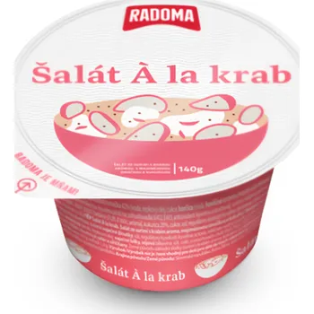 konzervovaná ryba RADOMA Salát á la krab 140g