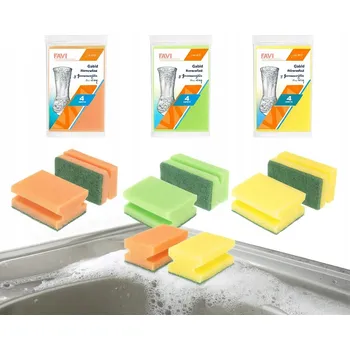 Houbička Profilovaná kuchyňská houbička Ravi 2 ks