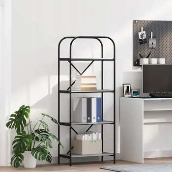 Knihovna Police dřevotřísková deska VidaXL 60 x 30 cm dub sonoma