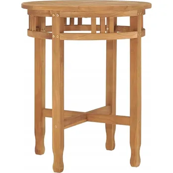 Konferenční stolek Kuchyňský stůl VidaXL kulatý, odstíny hnědé, 35 x 72 x 36,5 cm