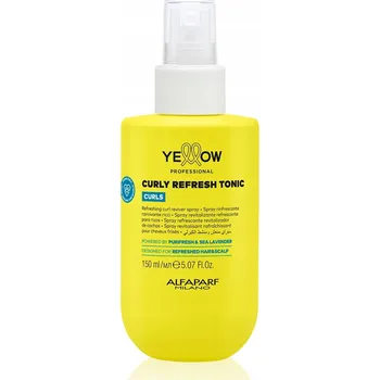Vlasová regenerace Yellow Alfaparf Professional Curls tonikum pro vlnité vlasy 150 Ml