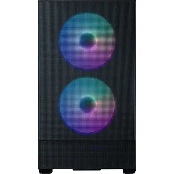 Zalman skříň P30 AIR Black / miniT / 3x140mm fan ARGB / USB 3.0 / USB-C / temperované sklo / mesh panel / černá