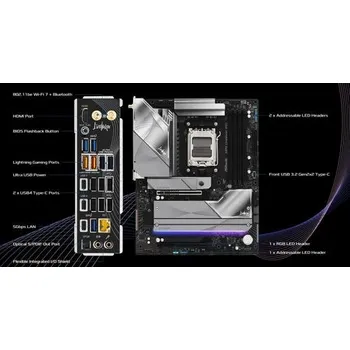 Základní deska ASROCK X870 LIVEMIXER WIFI (AM5, amd X870, 4xDDR5, WIFI, ATX)