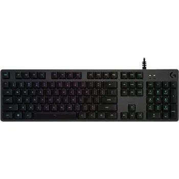 Klávesnice LOGITECH G512 Carbon RGB Mechanical Gaming Keyboard - GX Blue Clicky - CARBON - US INTL (US)