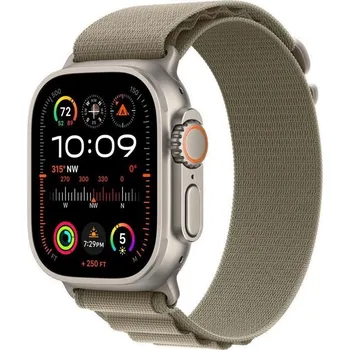 Chytré hodinky Apple Watch Ultra 2 49mm titanová s olivovým alpským tahem S