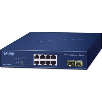 Switch Planet GS-2210-8T2S L2 switch, 8x1Gb, 2x1Gb SFP, QoS