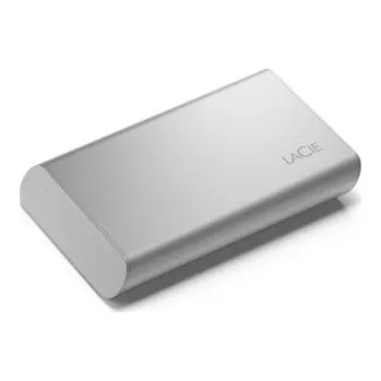 Externí pevný disk LACIE Portable SSD USB-C 500GB external portable SSD inc rescue service Moon Silver