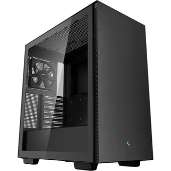 PC skříň DEEPCOOL skříň CH510 / E-ATX / 120 mm fan / 2xUSB 3.0 / tvrzené sklo / černá