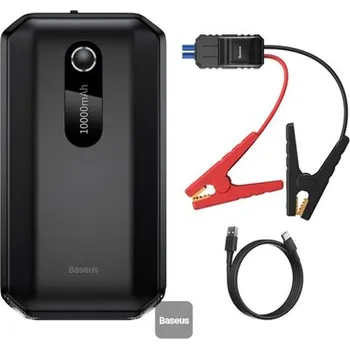 Powerbanka Baseus power banka Super Energy Air 10000 mAh se startovacími kabely černá