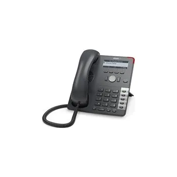 Stolní telefon Snom IP telefon D715, 4 SIP, 4-řádkový displej, 10/100/1000 Mbps, Wi-Fi, USB, PoE