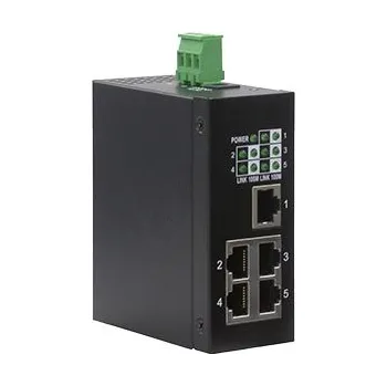 Switch Průmyslový Ethernet přepínač 10/100, 5 portů, na DIN lištu