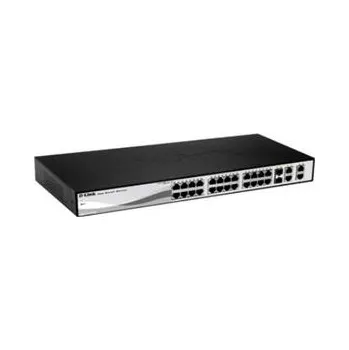 Počítač D-Link 24 PoE 10/100/1000 Base-T port with 4 x 1000Base-T /SFP ports- 24 x PoE 10/100/1000Mbps - DGS-1210-28P