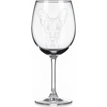 Sklenice Sklenice na víno s gravírovaným motivem – MEXICKÝ BEZSRSTÝ PES