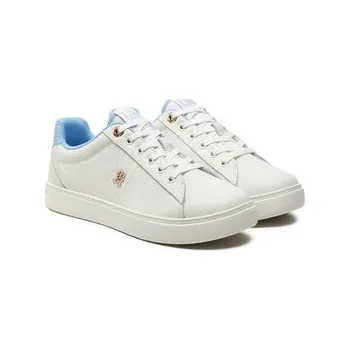 Dámská móda Sneakersy Tommy Hilfiger Elevated Essent Sneaker Monogram FW0FW07999 Écru 37