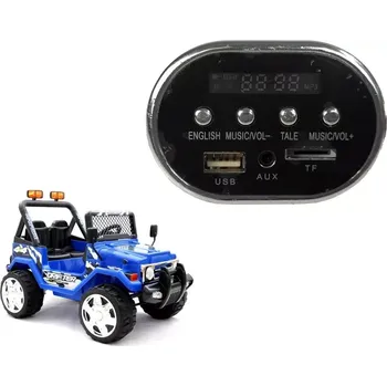 Dětské elektrovozidlo Hudební panel pro dětské auto Jeep