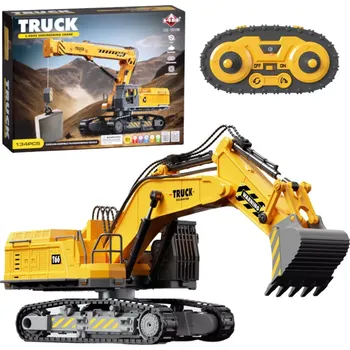 autíčko LEAN Toys DIY pásové rypadlo RC 133 ks