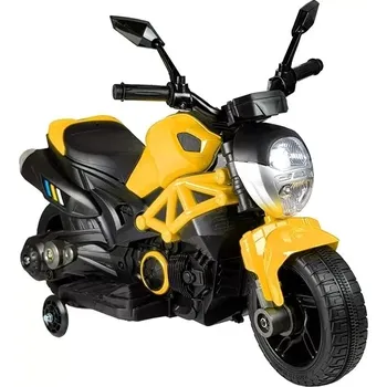 Dětské vozidlo Dětská elektrická motorka GTM1188 žlutá