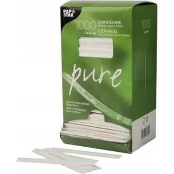 Jednorázové nádobí Párátka Papstar dřevěná 6,5 cm 1000 ks