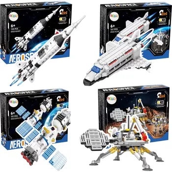 ostatní stavebnice Stavebnice aerospace 2v1 – marsovský lander a vesmírný robot, 146 dílků