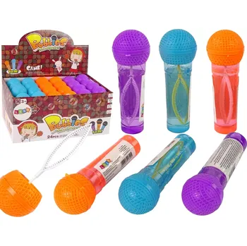 Hra na zahradu Bublifuk mikrofon 40 ml – 3 barvy