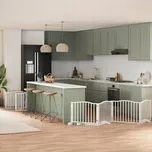 Bezpečnostní zábrana přišroubovatelná, dřevěná VidaXL 960 x 60 cm