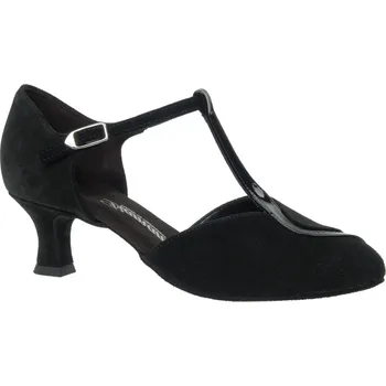 Dámské lodičky Dámské boty na standard Diamant mod.068 velur/lak L5 cm - 24,5