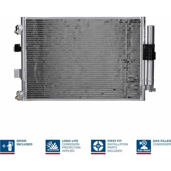 Výparník klimatizace Kondenzátor, klimatizace NISSENS 940463