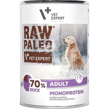 Krmivo pro psa Monoproteinové vlhké krmivo pro psy s kachnou Raw Paleo Adult Dog 400 g