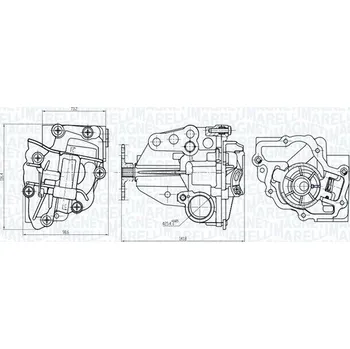 Olejové čerpadlo Olejové čerpadlo MAGNETI MARELLI 351516000066