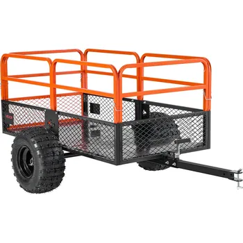 Přívěs k motorovému vozidlu Vevor Přívěs za traktor 28 cu. ft., 800kg, sklápěcí s odnímatelným panelem