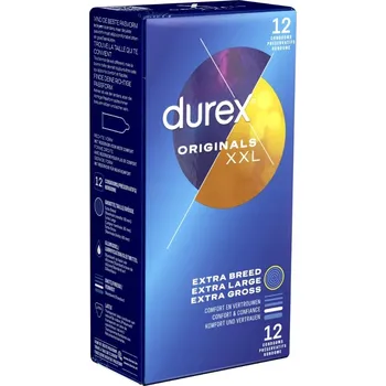 Kondom Durex Originals XXL latexové kondomy 12 ks