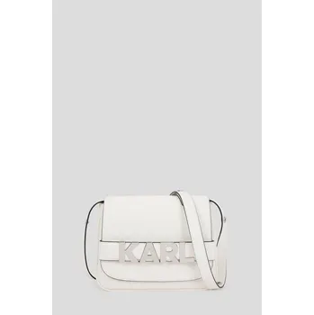 Kabelka CROSSBODY KARL LAGERFELD K/LETTERS FLAP CROSSBODY WHITE