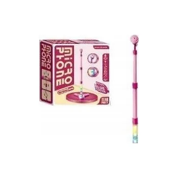 Obraz Mikrofon se stativem a svítící základnou