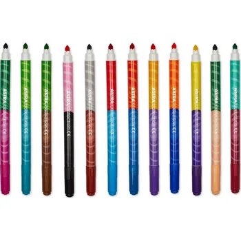 Fixy oboustranné Astra 12 kusů = 24 barev