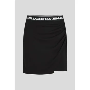 Dámská sukně SUKNĚ KARL LAGERFELD JEANS KLJ MILANO SKIRT BLACK