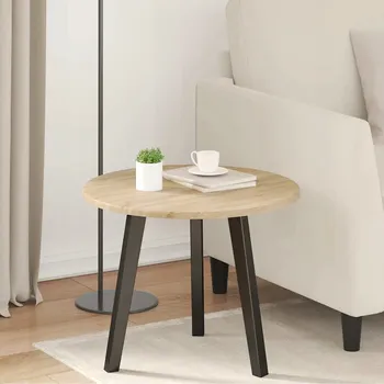 Konferenční stolek VidaXL kulatý stůl 50 x 1,5 x 50 cm dub sonoma