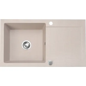 Granitový dřez Jednokomorový granitový dřez Brenor Cordeo XL béžový