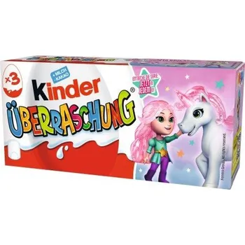 Čokoláda Kinder vajíčko s překvapením pro holky 3x20g