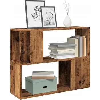 Knihovna Regál VidaXL 24 x 63 x 80 cm, retro dřevo