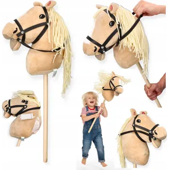 Hobby horsing KONIK NA PATYKU KOŃ HOBBY HORSE PREMIUM HLAVA KONĚ NA TYČI K SKÁKÁNÍ
