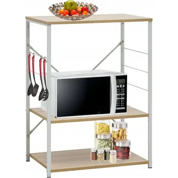 Komoda Kuchyňská skříňka VidaXL dub sonoma 39,6 x 60 x 79,5 cm, barva čela: bílá