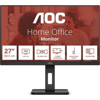 Počítač AOC LCD 27E3QAF 27" VA/1920x1080@75Hz/4ms/300cd/VGA/HDMI/DP/USB/Repro/Pivot/VESA
