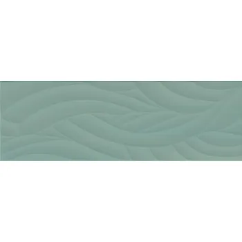 Obklad Fiji edera 3D menta - obkládačka rektifikovaná 25x75 zelená IFIR30RV