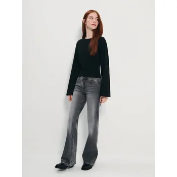 Oblečení a móda Džíny zvony s nízkým sedem - 40 - House - šedá - 326IA-90J