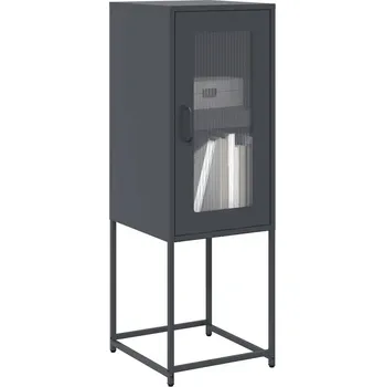 Komoda Komoda Antracit 36x39x107 cm Ocel válcovaná za studena