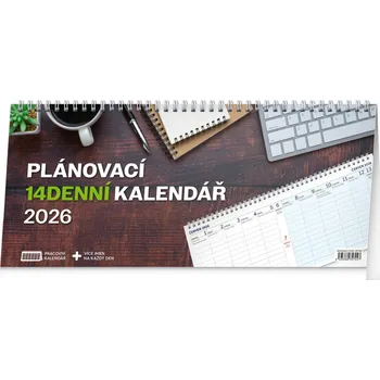 Kancelář Stolní 14denní kalendář 33 x 14,5 cm pracovní 2026